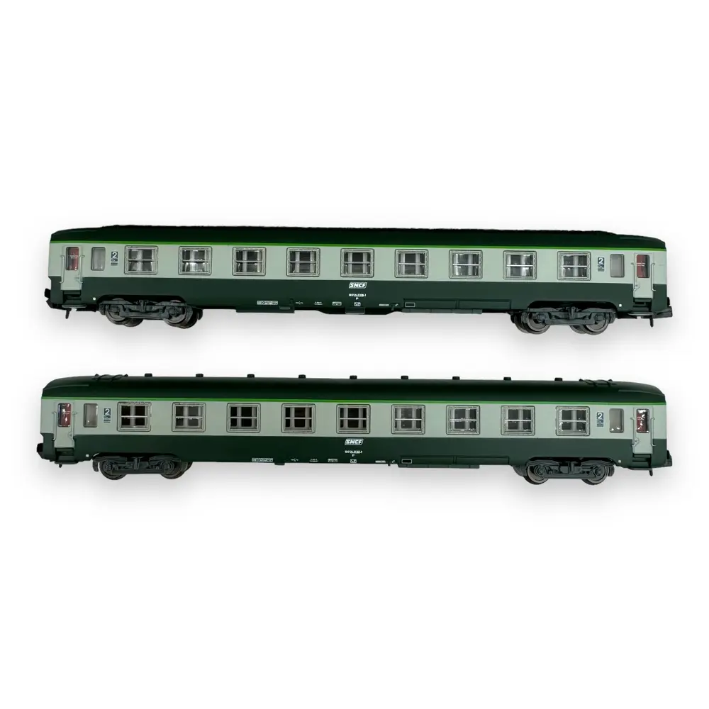 Set de 2 voitures DEV AO B9  - Arnold HN4448 - N 1/160 - SNCF - Ep IV - 2R - 3