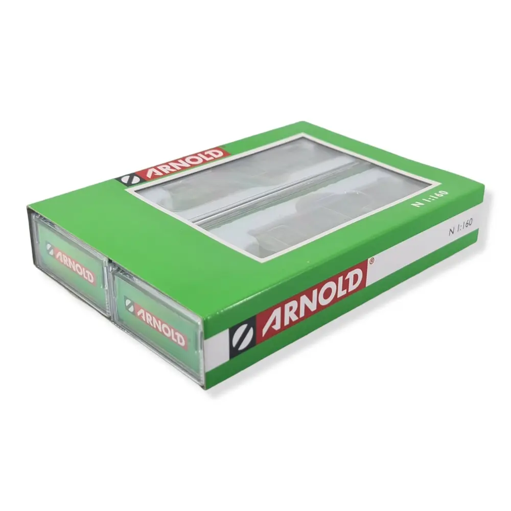 Set de 2 wagons ouverts Eaos 4 essieux ARNOLD HN6535 - SNCF - N 1/160 - EP IV - 4