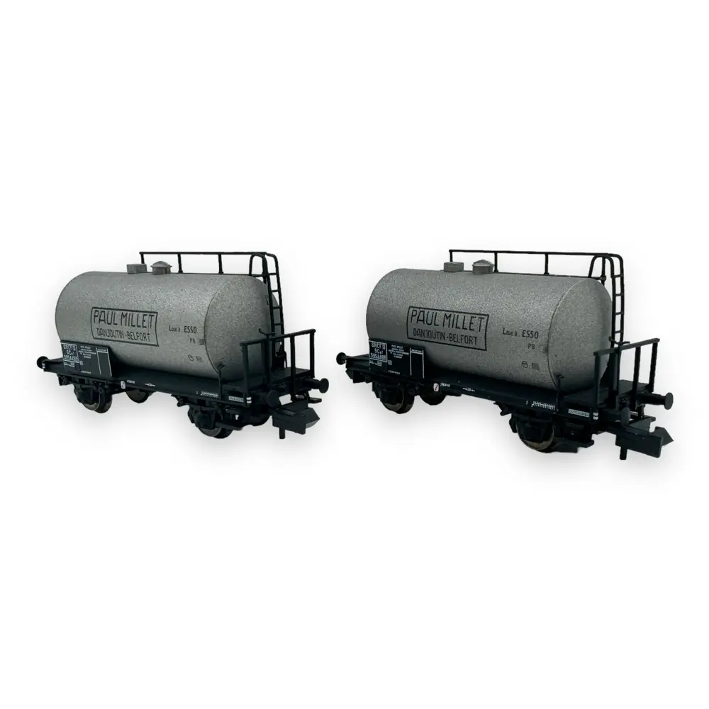 Set de 2 wagons citernes P.Millet - Hobbytrain H24852 - N 1/160 - SNCF - Ep III - 2R - 2