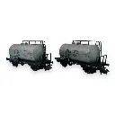 Set de 2 wagons citernes P.Millet - Hobbytrain H24852 - N 1/160 - SNCF - Ep III - 2R - 2