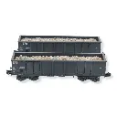 Set de 2 wagons ouverts Eaos 4 essieux ARNOLD HN6535 - SNCF - N 1/160 - EP IV - 2
