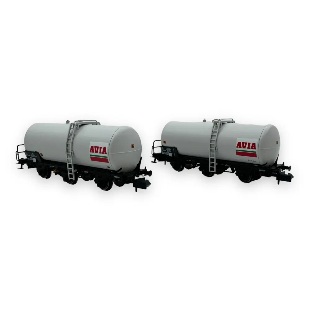 Coffret de 2 wagons citernes à 3 essieux AVIA - Arnold HN6676 - N 1/160 - SNCF - EP IV - 2R - 2