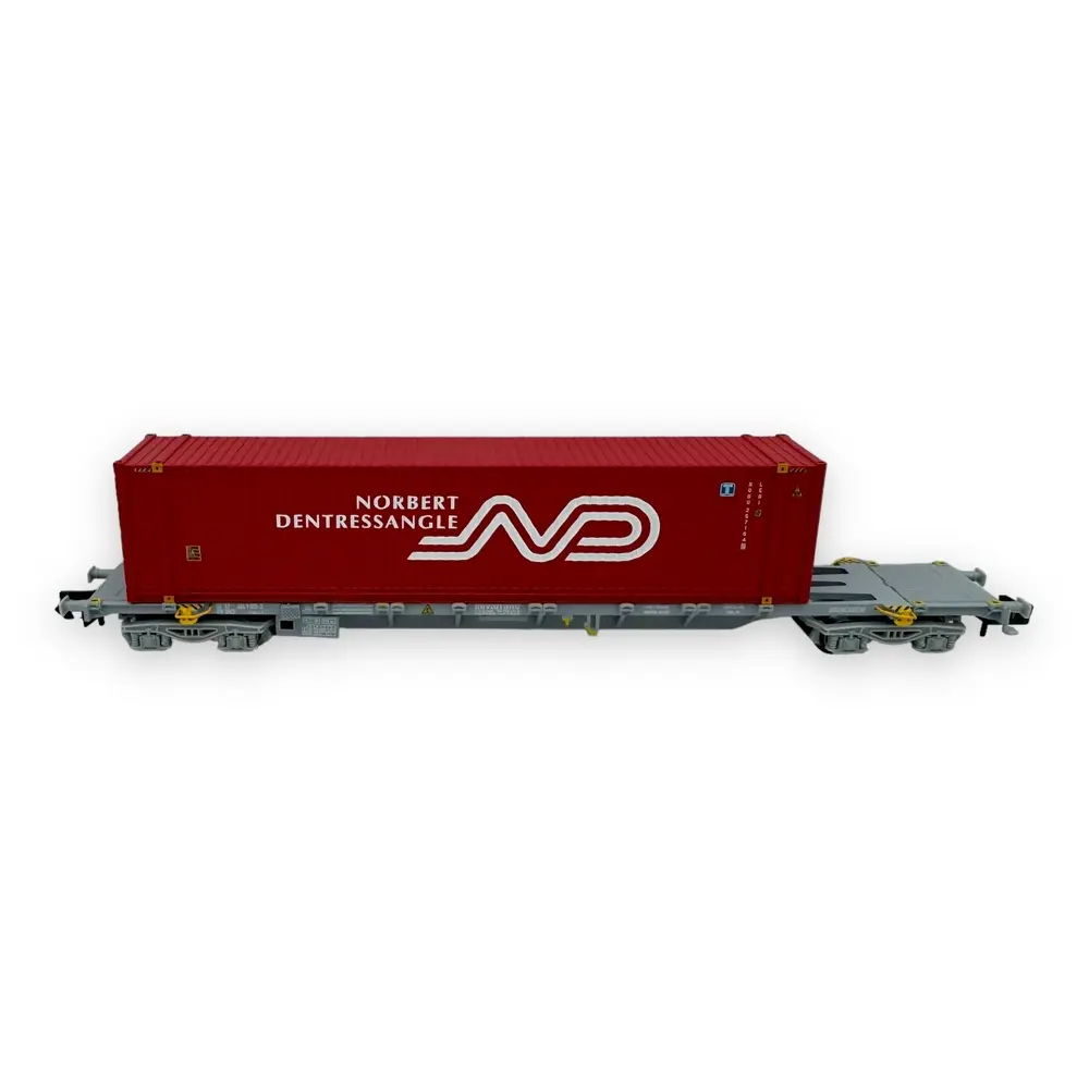 Wagon porte-conteneur 45' "Dentressangle" - Arnold HNS6501 - N 1/160 - SNCF - Ep VI - 2R - 3