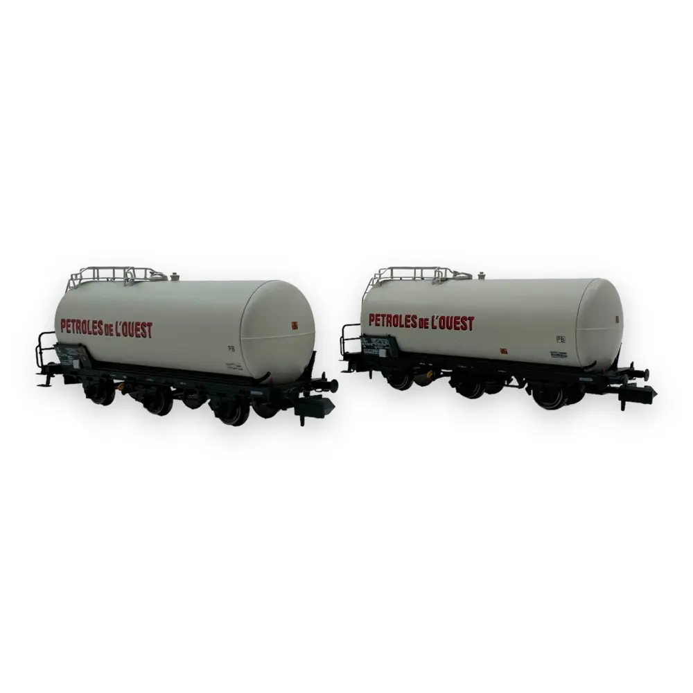 Coffret de 2 wagons citernes à 3 essieux "Petrole de l'Ouest" - Arnold HN6677 - SNCF - N 1/160 - EP IV - 2R - 2