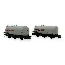 Coffret de 2 wagons citernes à 3 essieux "Petrole de l'Ouest" - Arnold HN6677 - SNCF - N 1/160 - EP IV - 2R - 2