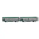 2 Wagons Parois coulissantes Hbbillns - HobbyTrain 24682 - N : 1/160 - SNCF - 3