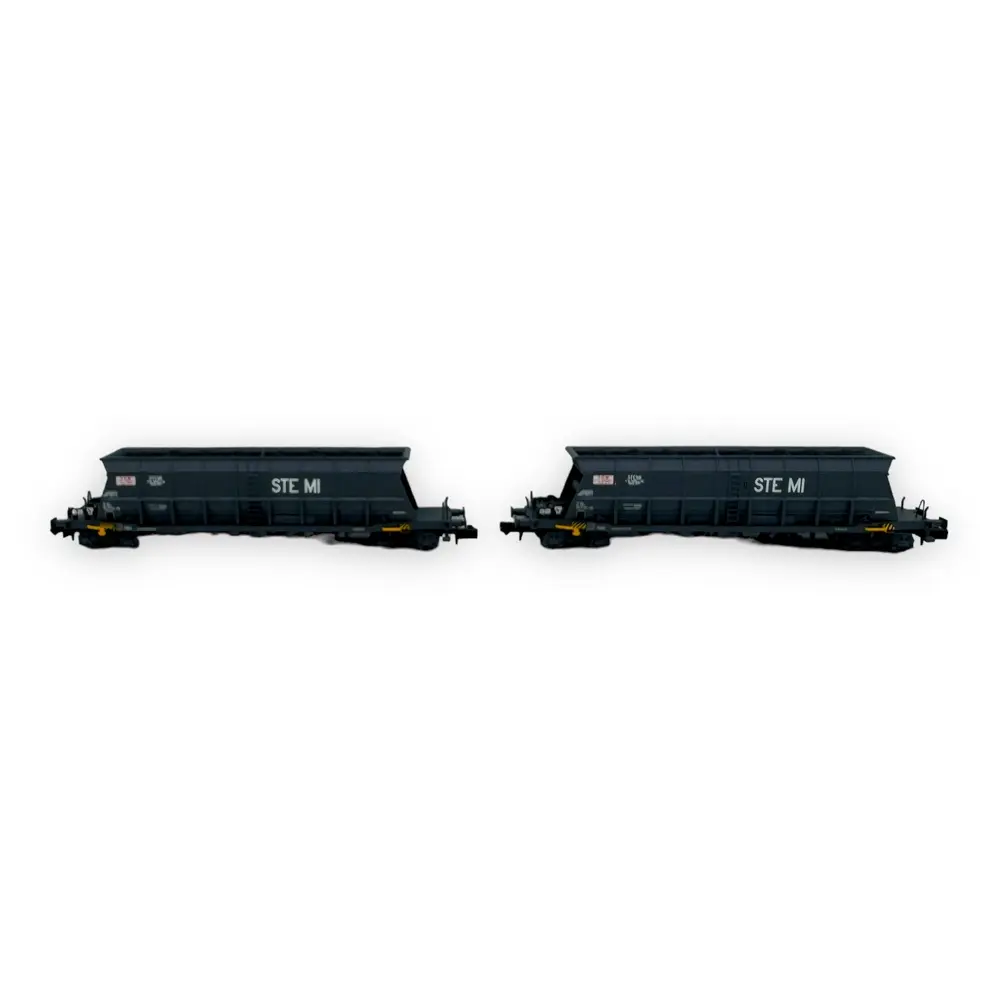 Set de 2 wagons-trémies "SteMi" type Faoos - Arnold HN6615 - N 1/160 - SNCF - EP IV/V - 2R - 3