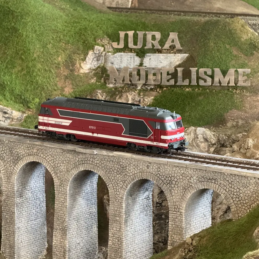 Locomotive Diesel BB 67613 "Capitole" - Jouef HJ2464S - HO 1/87 - SNCF - 2R - EP VI - DCC Sound - 5