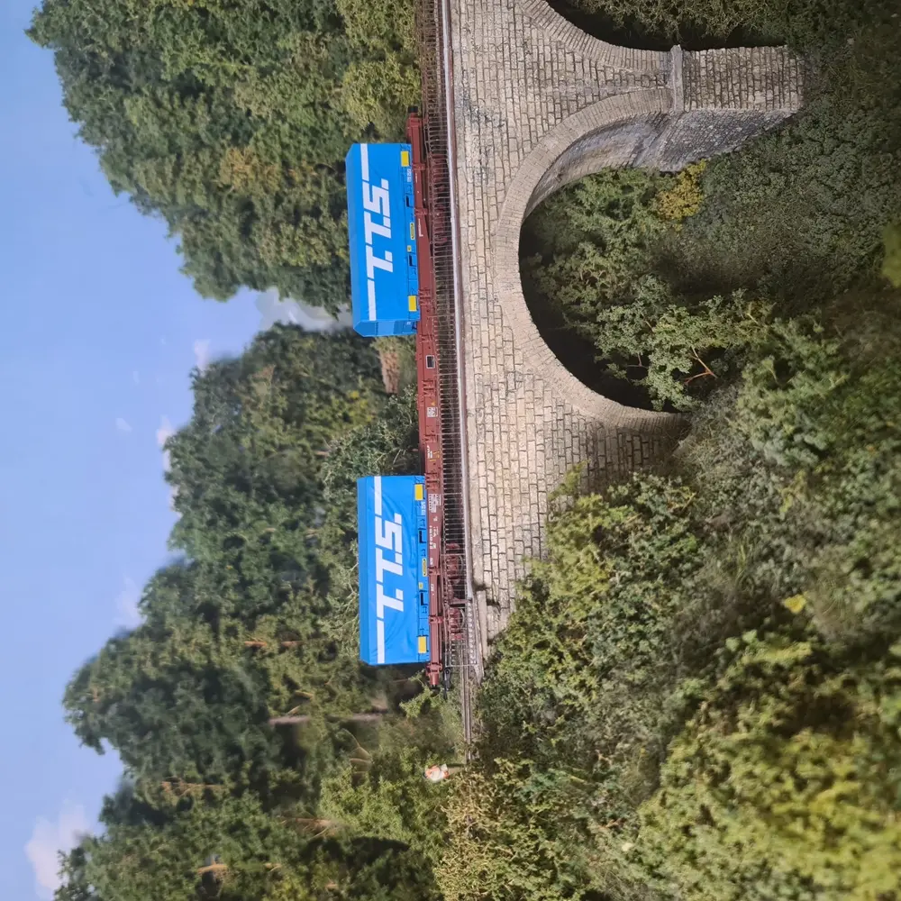 Wagon porte-conteneurs S70 "T.T.S." JOUEF 6259 | SNCF | HO 1/87 - 5