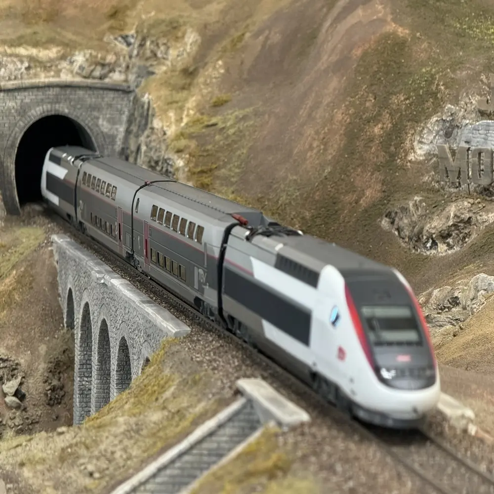 Coffret TGV Duplex Carmillon - Jouef HJ2451- HO 1/87 - SNCF - Ep VI - 2R - Analogique - 14