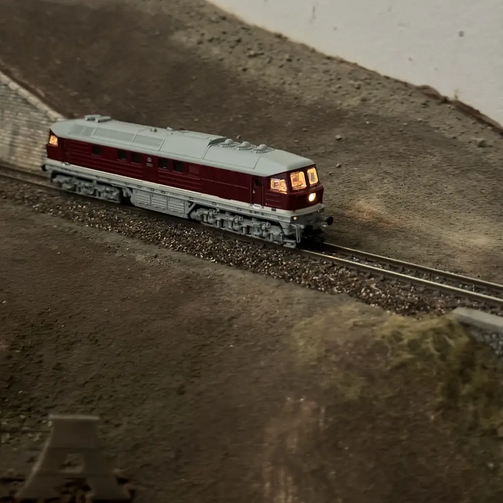 Locomotive Diesel 142 002-5 - Arnold HN2600S - N 1/160 - DR - EP IV - DCC Son - 7