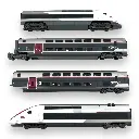 Coffret TGV Duplex Carmillon - Jouef HJ2451- HO 1/87 - SNCF - Ep VI - 2R - Analogique - 2