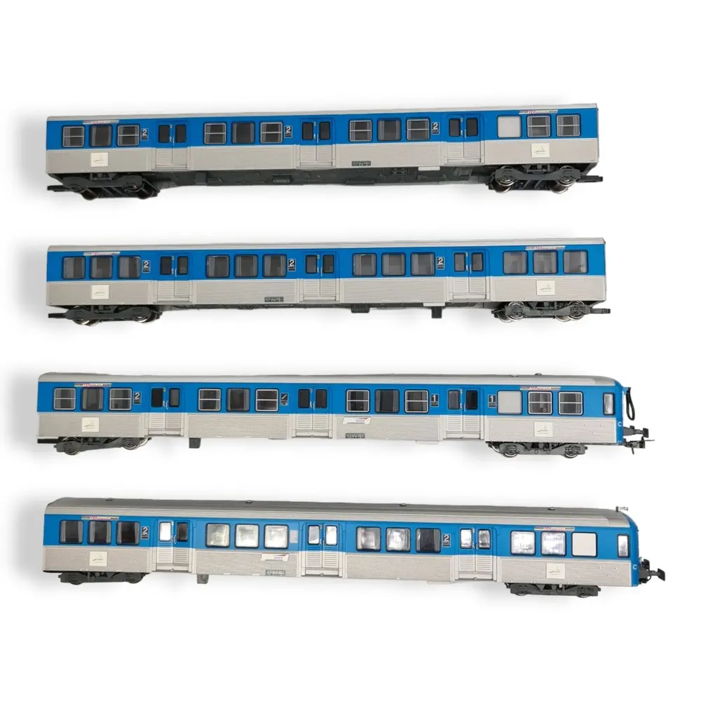 Coffret 4 voitures RIO 77 - JOUEF HJ4185 - HO 1/87 - SNCF - 3