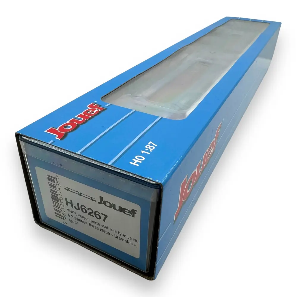 Wagon porte-autos type Laeks à 3 essieux "Brambles" - Jouef HJ6267 - HO 1/87 - SNCF - Ep IV - 2R - 4