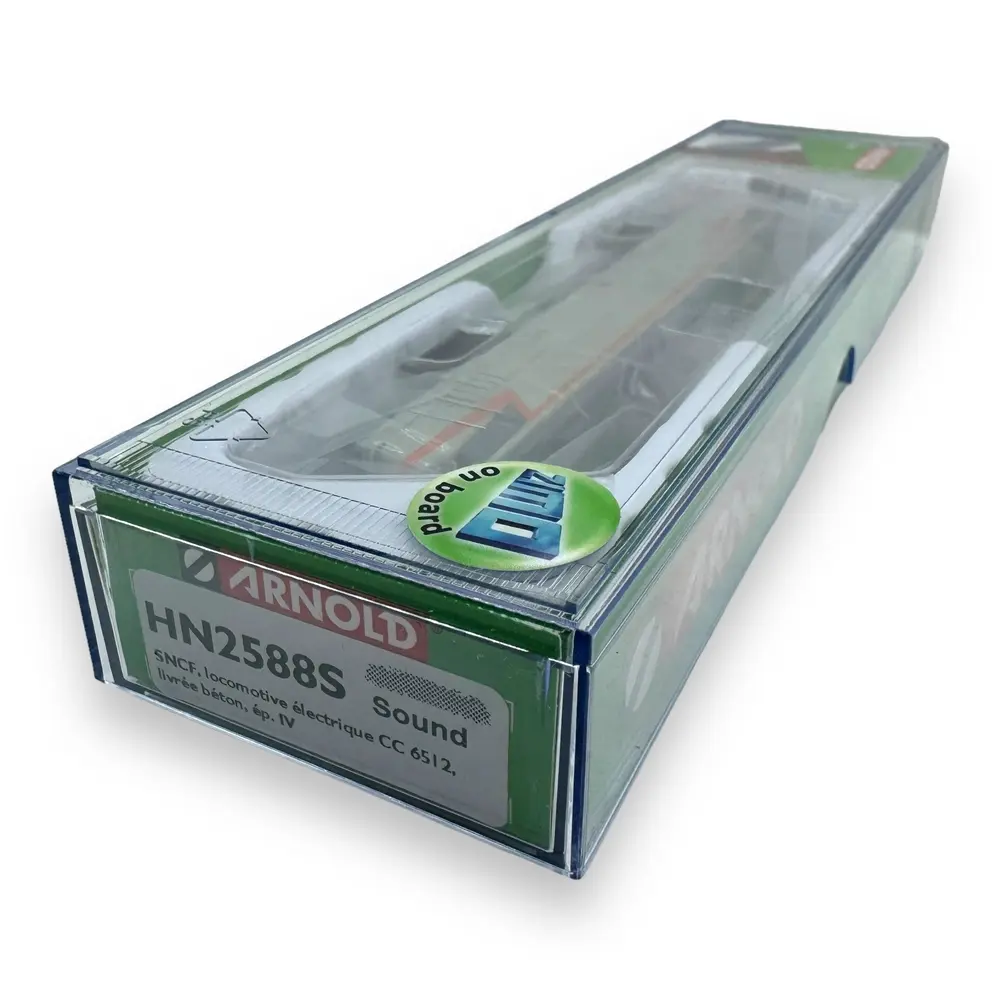Locomotive électrique CC 6512 livrée Béton - Arnold HN2588S - N 1/160 - SNCF - EP IV - DCC Son - 4