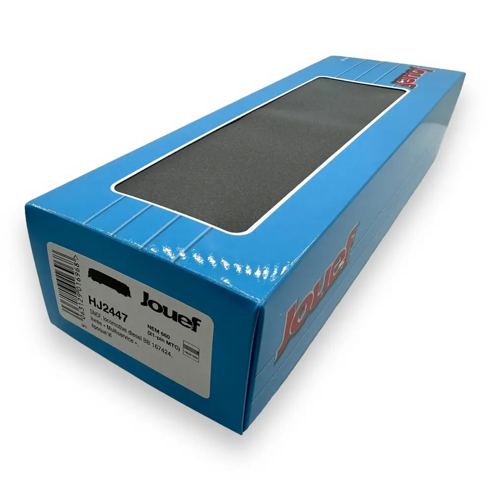 Locomotive diesel BB 167424 - Jouef HJ2447 - HO 1/87 - SNCF - Ep VI - Analogique - 2R - 4