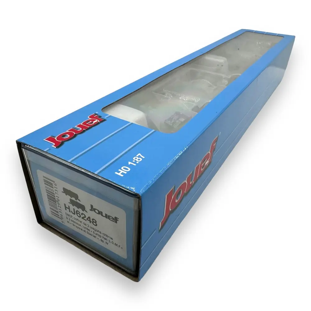 Set 2 wagons-citernes à 3 essieux - Jouef HJ6248 - HO 1/87 - SNCF - Ep IV - 2R - 4