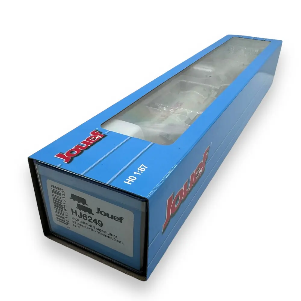 Set de 2 wagons citernes 3 essieux "Pétrole de l'Ouest" - Jouef HJ6249 - HO 1/87 - SNCF - Ep IV - 2R - 4