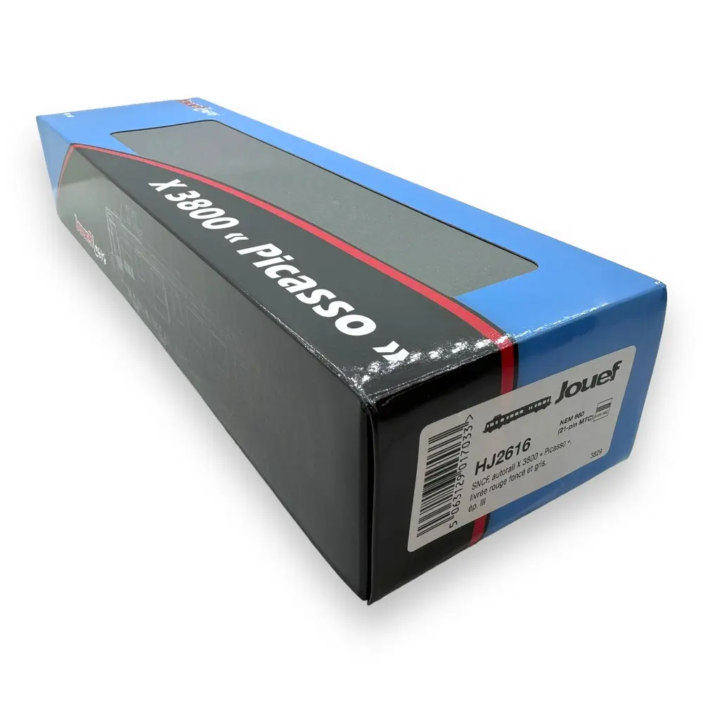 Autorail diesel X 3829 « Picasso », livrée rouge rubis/gris perle - Jouef HJ2616 - HO 1/87 - SNCF - Ep III - Analogique - 2R - 4