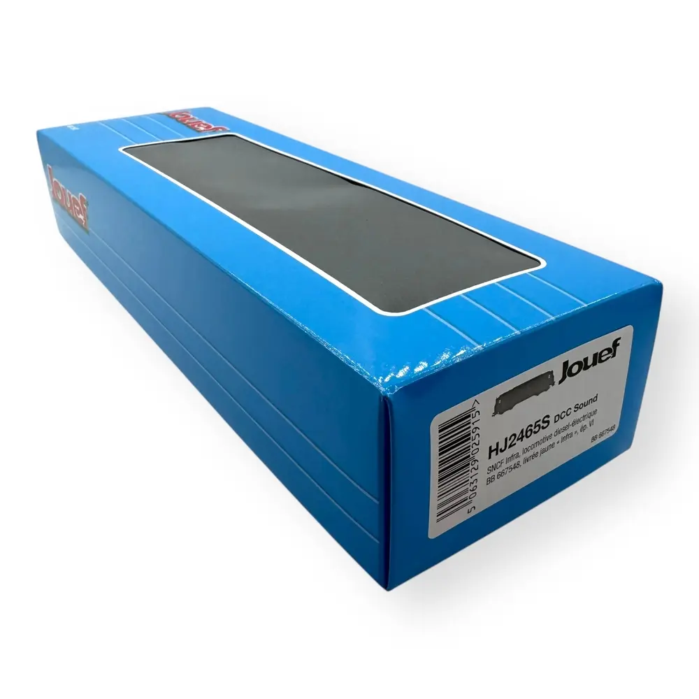 Locomotive diesel électrique BB 667548 "Infra" - Jouef HJ2465S - SNCF - HO 1/87 - EP VI - 2R - DCC SON - 4