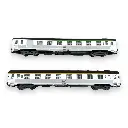 Coffret de 2 voitures DEV Inox - Jouef HJ4176 - HO 1/87 - SNCF - Ep IV - 2R - 3