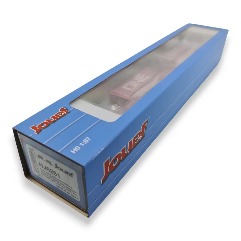 Wagon porte-conteneurs S7B ONE Touax - Jouef 6261 - HO 1/87 - 4