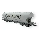 Wagon silo sucrier Chocolaterie Cantalou - Jouef HJS6304 - HO 1/87 - SNCF - Ep IV - 2R - 2