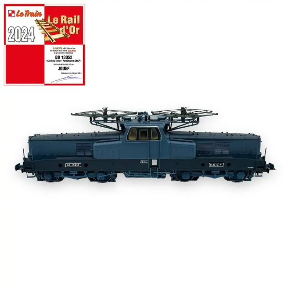 Locomotive électrique BB 13052 "Cité du train" - Jouef HJ2450 - HO 1/87 - SNCF - Ep IV - Analogique - 2R - 3