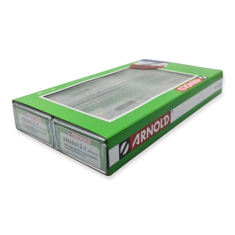 Set 2 wagons porte-autos DD DEV 66 Arnold HN4412 - N 1/160 - SNCF - EP V - 3