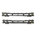 Set 2 wagons porte-autos DD DEV 66 Arnold HN4412 - N 1/160 - SNCF - EP V - 2