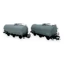 Set 2 wagons-citernes à 3 essieux - Jouef HJ6248 - HO 1/87 - SNCF - Ep IV - 2R - 2