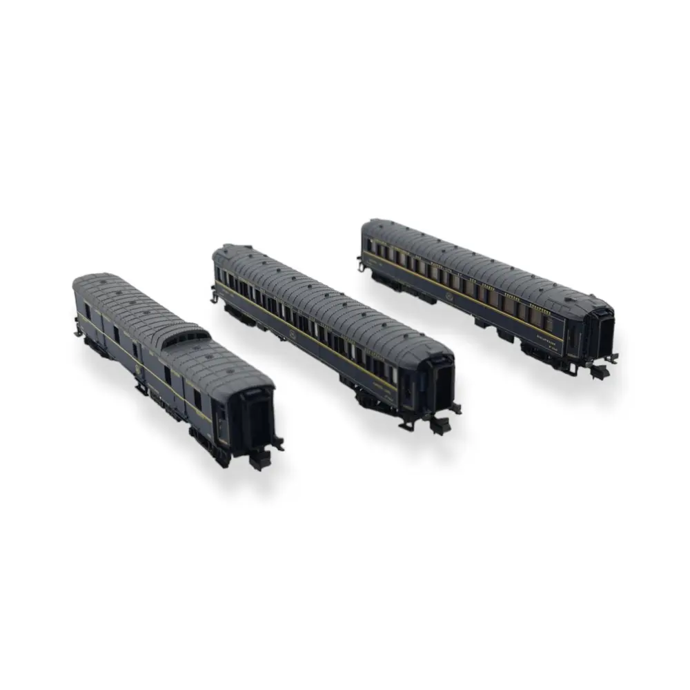 Coffret 3 voitures Train Bleu Arnold HN4401 - N 1:160 - CIWL - 2