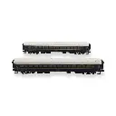 Set de 2 voitures lits type LX Simplon Orient Express - Arnold HN4400 - N 1/160 - CIWL - Ep IV/V - 2R - 3