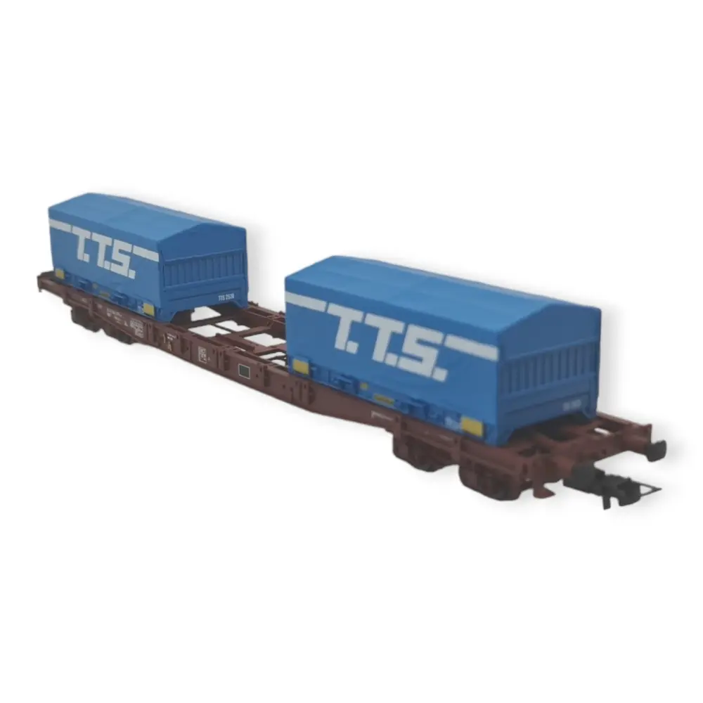 Wagon porte-conteneurs S70 "T.T.S." JOUEF 6259 | SNCF | HO 1/87 - 2