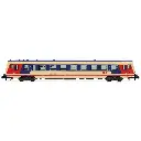 Set de 2 autorails diesels classe 5047 ( motorisé + neutre ), livré rouge/bleu/beige avec nouveau logo « ÖBB » - Arnold HN2522S - N 1/160 - ÖBB - Ep IV/V - Digital sound - 2R - 2