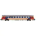 Set de 2 autorails diesels classe 5047 ( motorisé + neutre ), livré rouge/bleu/beige avec nouveau logo « ÖBB » - Arnold HN2522 - N 1/160 - ÖBB - Ep IV/V - Analogique - 2R - 3
