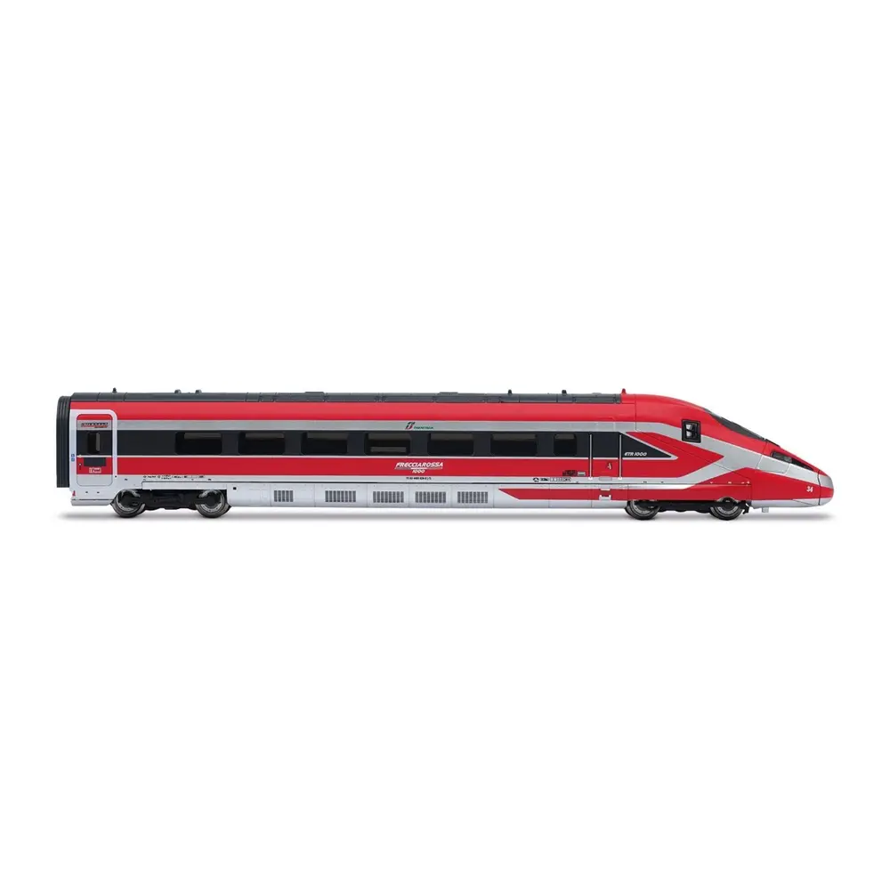 Coffret 4 éléments TGV « Frecciarossa 1000 » nouvelle livrée - Arnold HN2619 - N 1/160 - FS - Ep VI - Analogique - 2R - 5