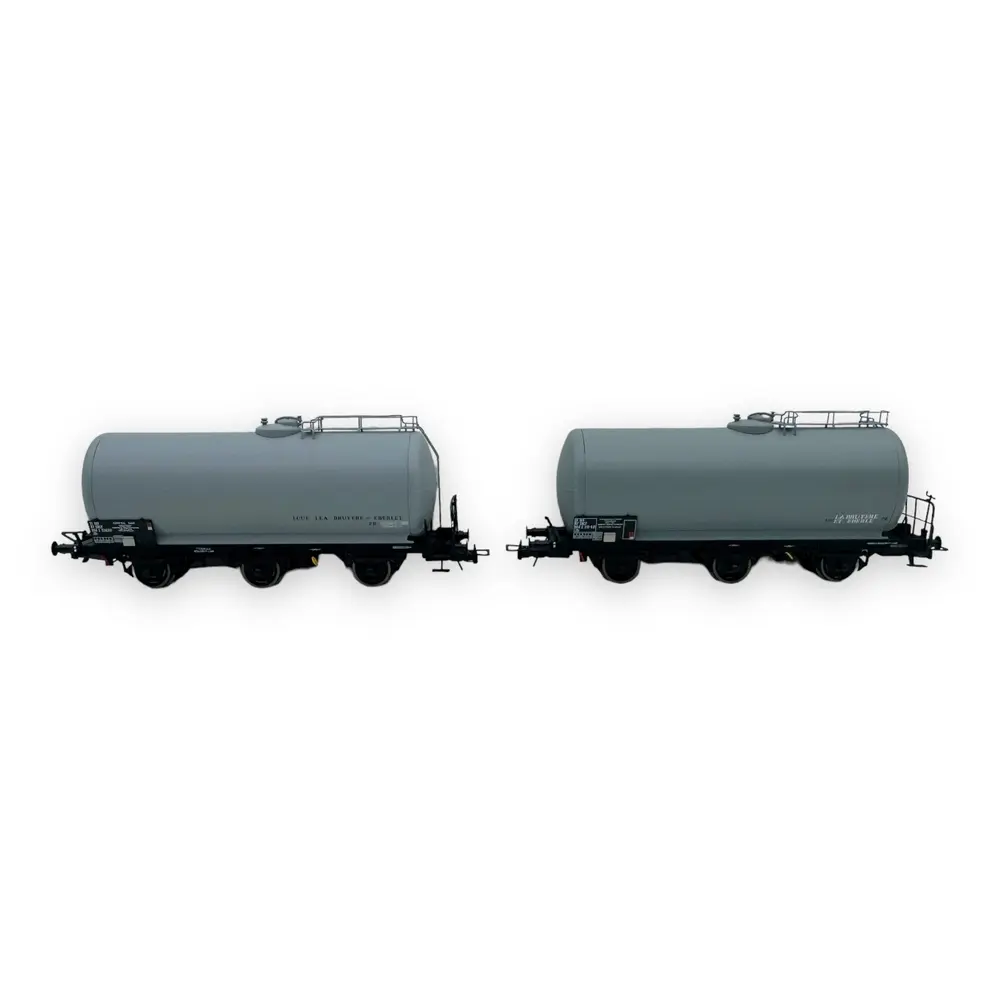 Set 2 wagons-citernes à 3 essieux - Jouef HJ6248 - HO 1/87 - SNCF - Ep IV - 2R - 3