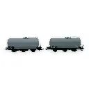 Set 2 wagons-citernes à 3 essieux - Jouef HJ6248 - HO 1/87 - SNCF - Ep IV - 2R - 3