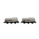 Set de 2 wagons citernes 3 essieux "Pétrole de l'Ouest" - Jouef HJ6249 - HO 1/87 - SNCF - Ep IV - 2R - 3