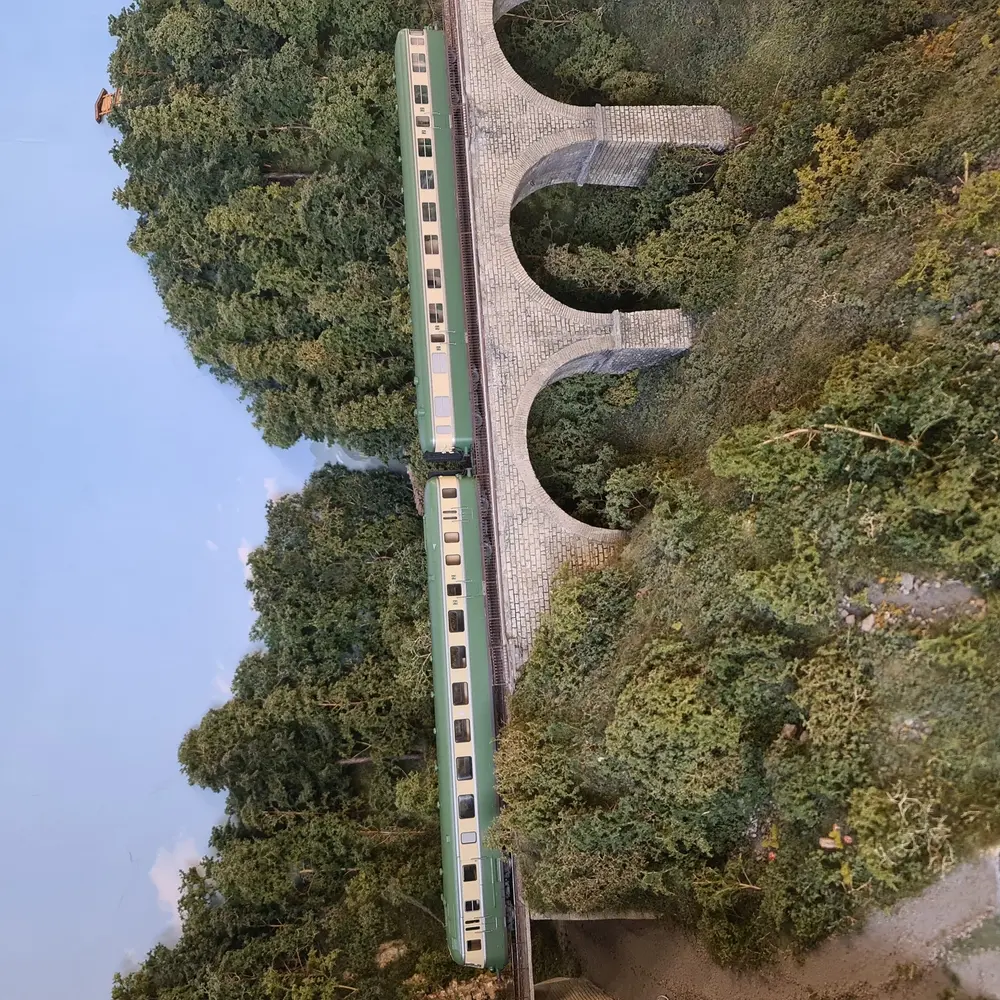 Autorail diesel RGP II avec remorque XR 7710 - Jouef HJ2418 - HO - SNCF - 4