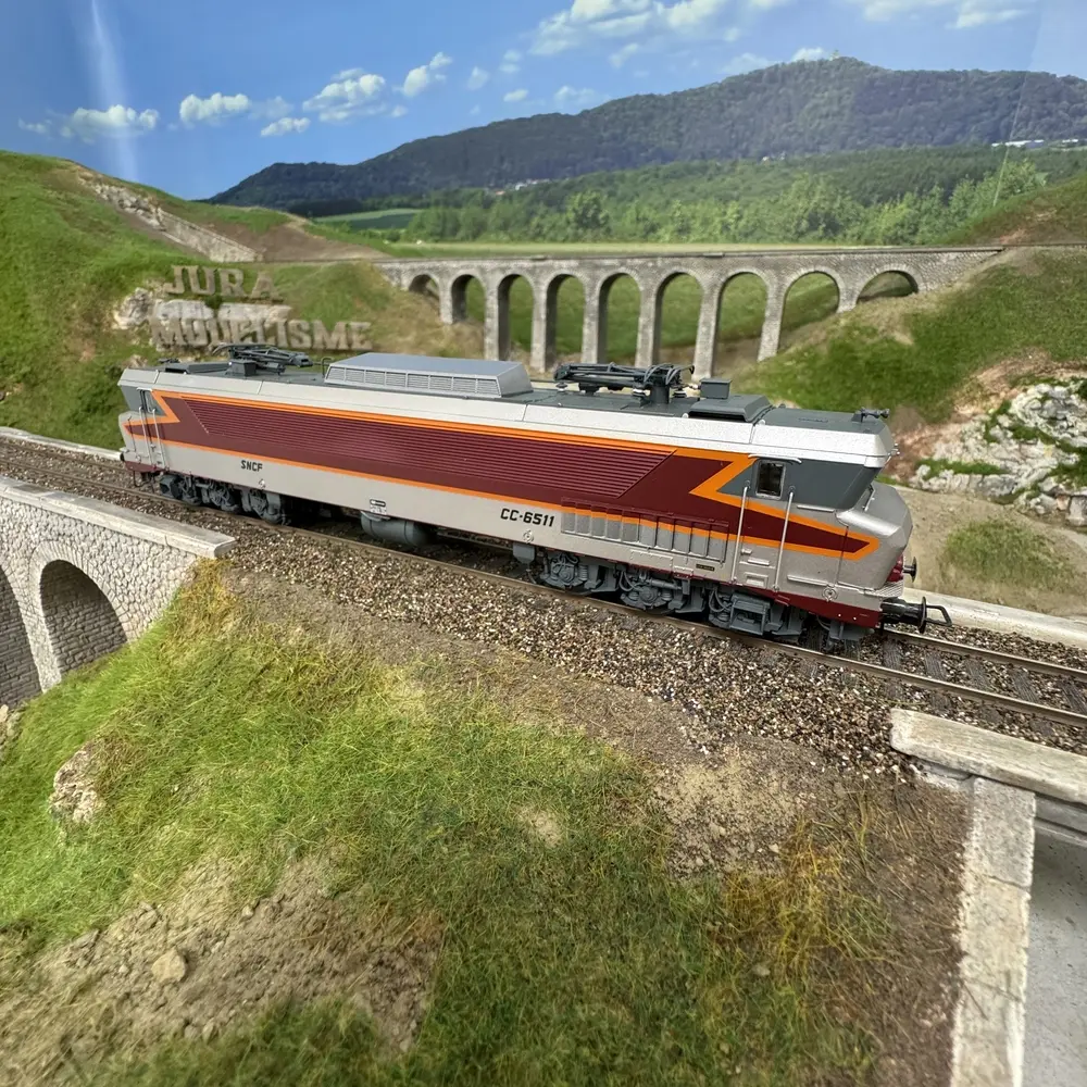 Locomotive électrique CC 6511 - Jouef HJ2428 - HO 1/87 - SNCF - Ep IV - Analogique - 2R - 7