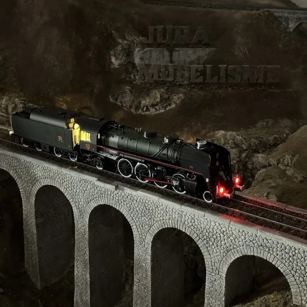 Locomotive à vapeur 141 R 1244 - Jouef HJ2433S - HO 1/87 - SNCF - Ep V - Digital sound - 2R - 7