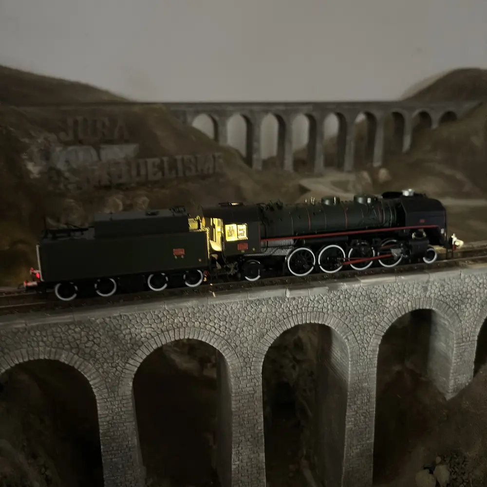 Locomotive à vapeur 141 R 1244 - Jouef HJ2433S - HO 1/87 - SNCF - Ep V - Digital sound - 2R - 9