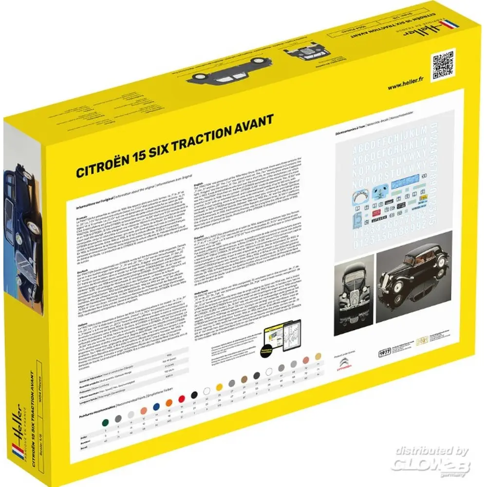 Citroen 15 SIX Traction Avant - HELLER 80799 - 1/8 - 2