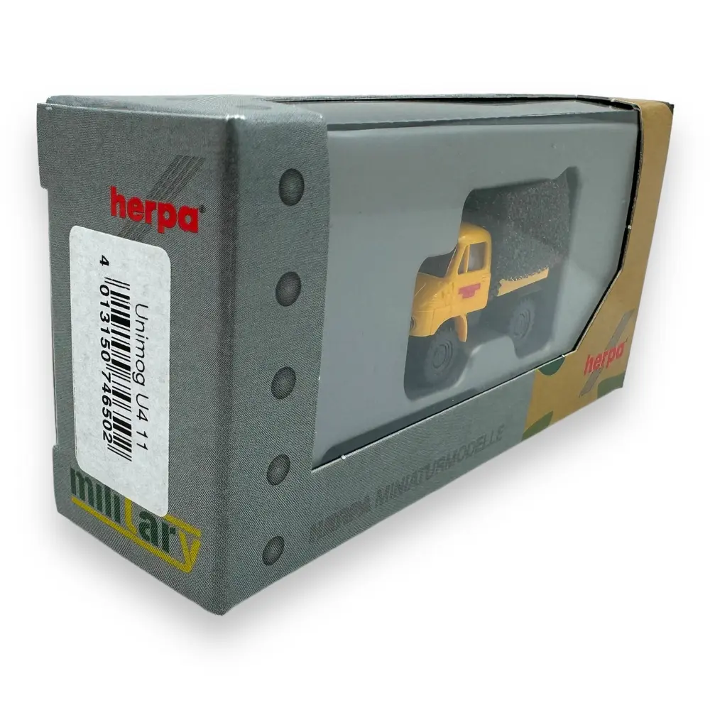 Camion militaire Unimog U411 plateau "US Air Force Berlin" - Herpa 746502 - HO 1/87 - 2