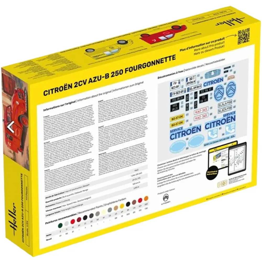 Citroën 2CV Fourgonnette AK250 - Heller 82701 - 1/24  - 2
