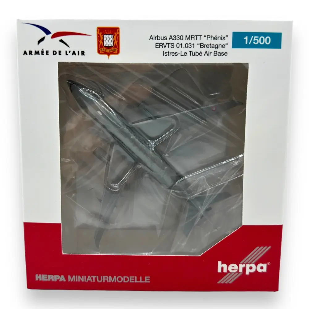 Avion Airbus A330 MRTT « Phénix » de l'Armée de l'Air - F-UJCG / 041 - Herpa 536677 - 1/500 - 7