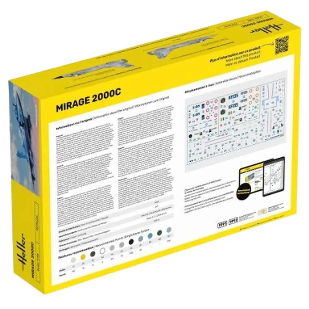 Avion de combat - Mirage 2000C - Heller 80426 - 1/48 - 2