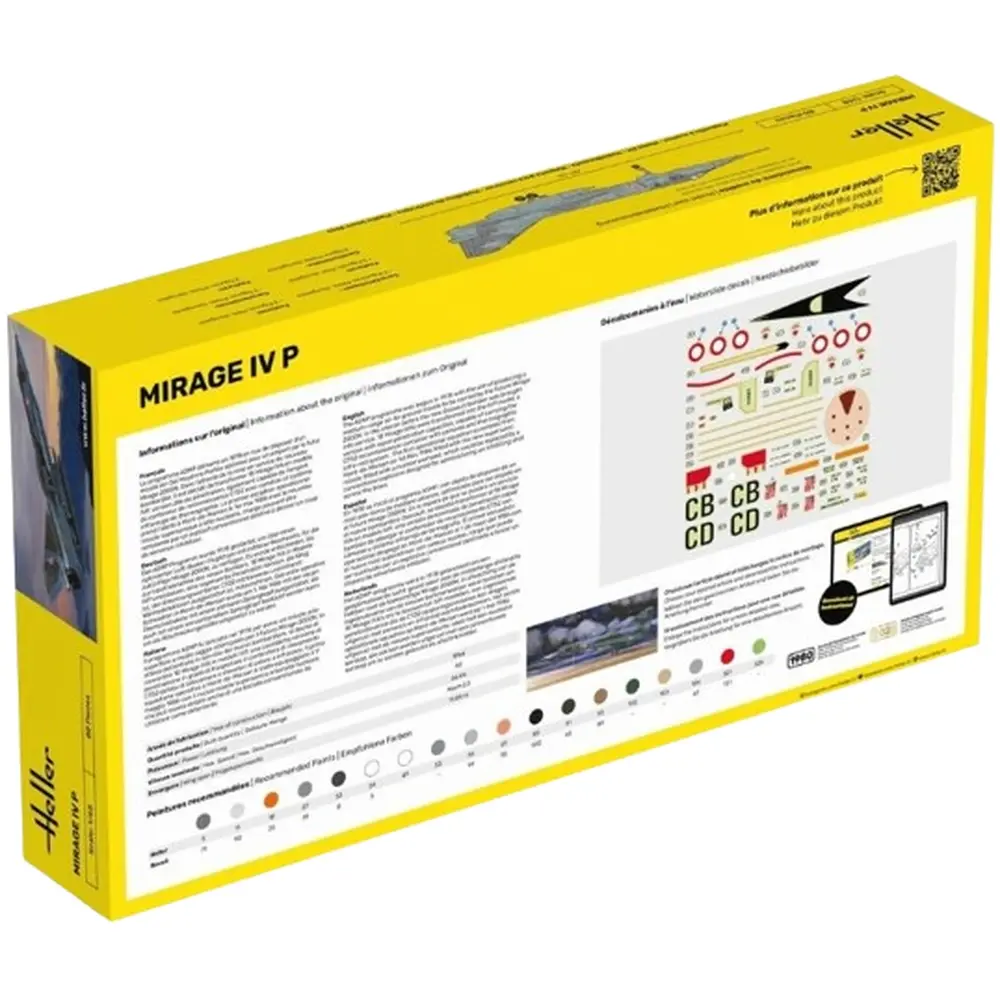 Avion de chasse - Mirage IV P - Heller 80493 - 1/48 - 2